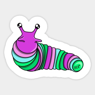 Toric Pride Fidget Slug Sticker